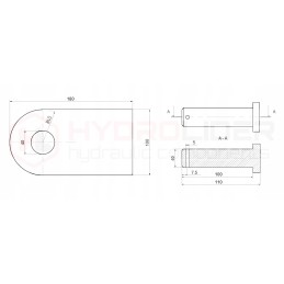 Hydraulic actuator 80 45 250 l 593 power hydrolider