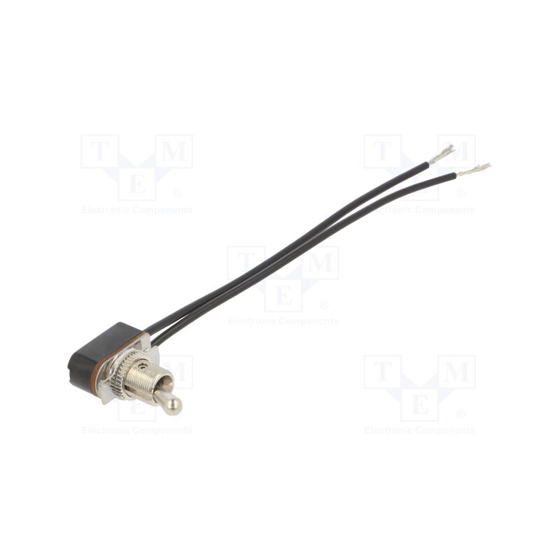 1 pcs x SWITCH COMPONENTS - TC-1A-DC-W-2 - Switch: toggle, Pos: 2, SPST, ON-OFF, 6A/12VDC, Leads: leads 150mm