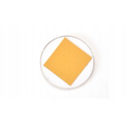 White round reflector, glued