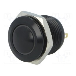 1 pcs x ONPOW - GQ16B-10E/J/Y/12V/A - Switch: vandal resistant, Pos: 2, SPST-NO, 2A/36VDC, IP65, OFF-(ON)