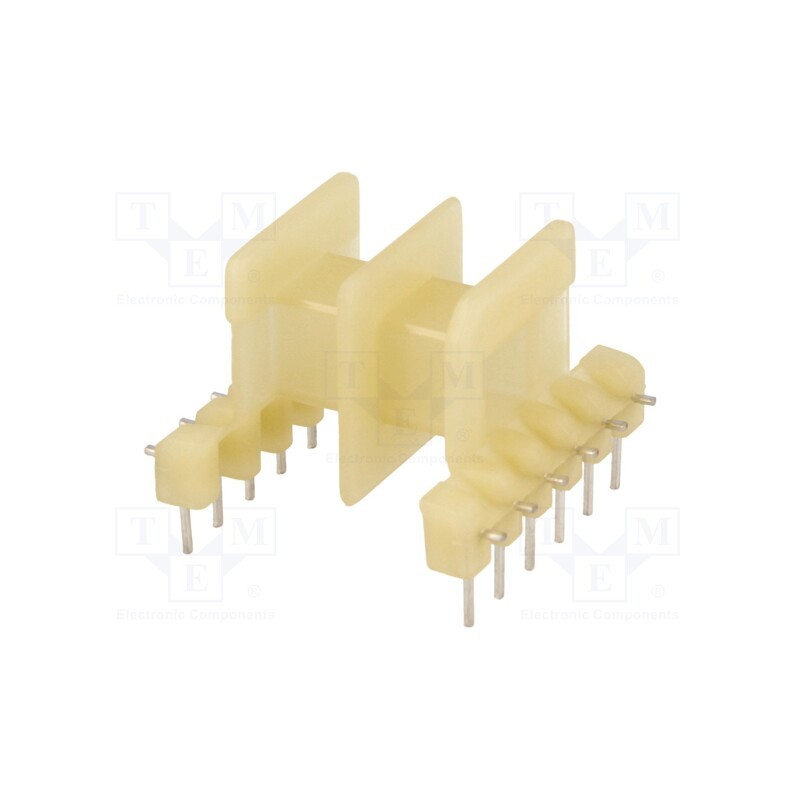 1 pcs x WEISSER - WE-2745H - Coil former: with pins, plastic, No.of term: 12, Poles number: 2