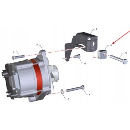 K0067152 alternator belt tensioner block