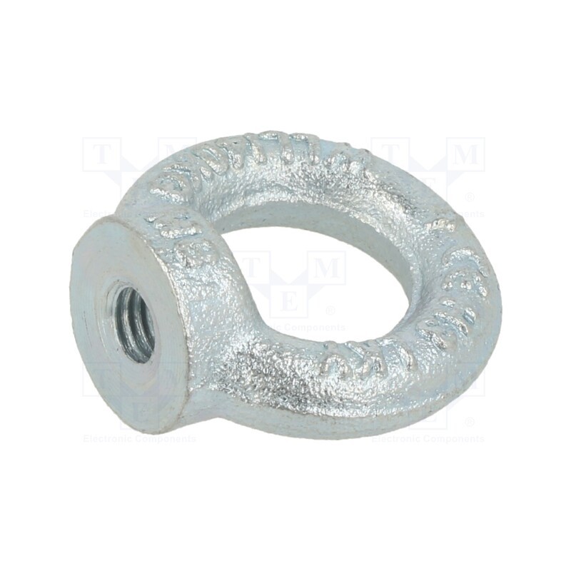 1 pcs x ELESA+GANTER - DIN 582-M8-ST - Lifting eye nut, eye, M8, steel, Plating: zinc, DIN 582, 20mm