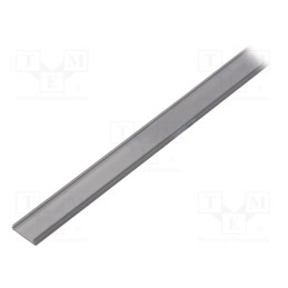 1 pcs x TOPMET - A2050041S - Cover for LED profiles, black, 1m, Kind of shutter: F, push-in