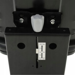 Tractor seat with suspension, black, 48x50x59cm