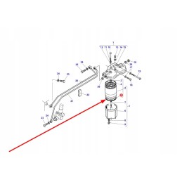 V835330015 fuel filter gasket 78 x 3