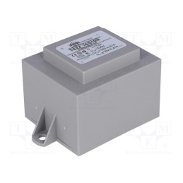 1 pcs x INDEL - TSZZ18/010M - Transformer: encapsulated, 17VA, 230VAC, 18V, 18V, 470mA, 470mA, PCB