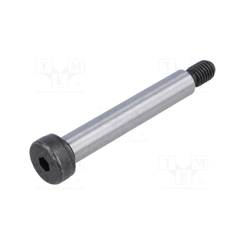 1 pcs x ELESA+GANTER - ISO 7379-10-M8-60 - Shoulder screw, steel, M8, 1.25, Thread len: 13mm, hex key, HEX 5mm