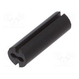 10 pcs x DREMEC - 8GE04V80553 - Spacer sleeve, LED, Øout: 4.8mm, ØLED: 3mm, L: 15mm, black, UL94V-0