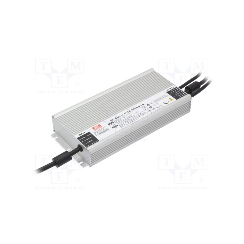 1 pcs x MEAN WELL - HVGC-1000A-M-AB - Power supply: switched-mode, LED, 1008W, 95÷240VDC, 2100÷5250mA