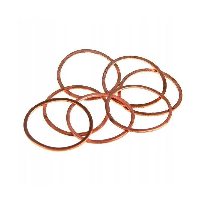 Copper gasket 22x25x1
