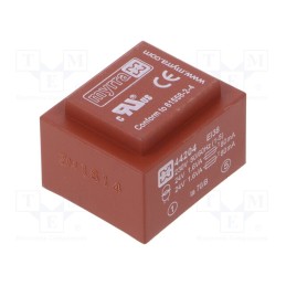 1 pcs x MYRRA - 44204 - Transformer: encapsulated, 3.2VA, 230VAC, 24V, 24V, 67mA, 67mA, PCB