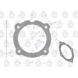 Set of original gaskets for the C 330 engine
