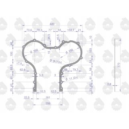 Set of original gaskets for the C 330 engine