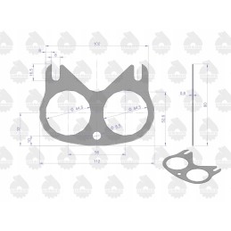 Set of original gaskets for the C 330 engine