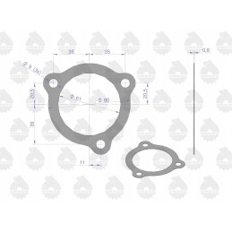 Set of original gaskets for the C 330 engine