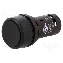 1 pcs x ABB - 1SFA619100R1016 - Switch: push-button, 22mm, Stabl.pos: 1, NO, black, none, 1A/240VAC