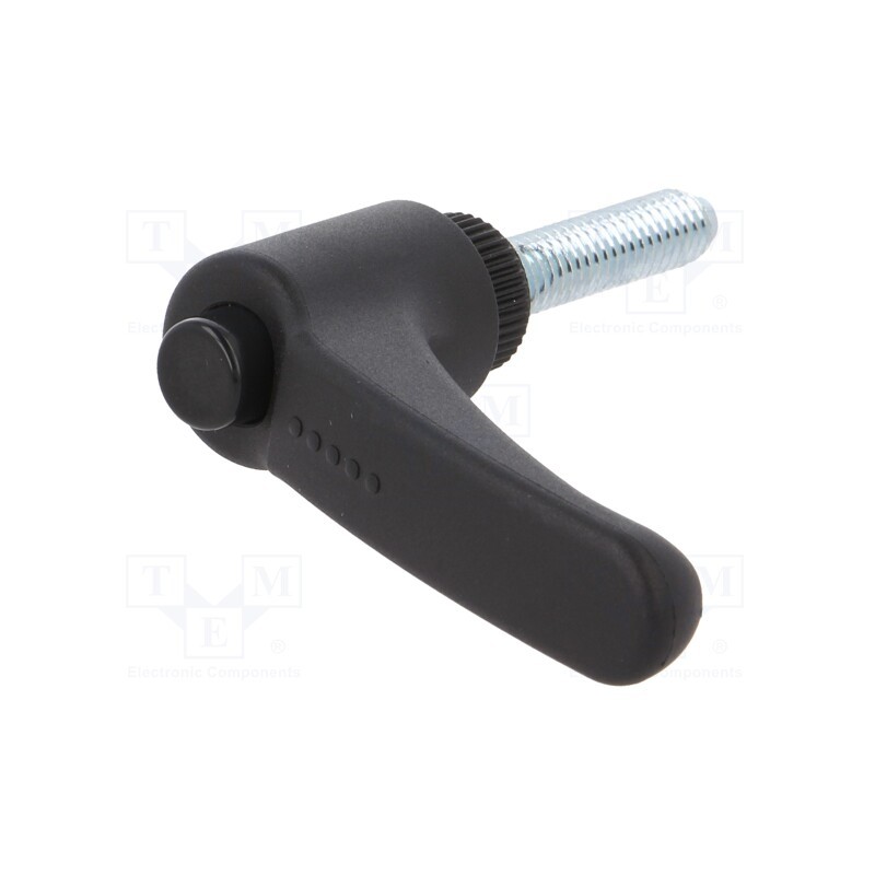 1 pcs x ELESA+GANTER - ERX.44 P-M6X25-C1 - Lever, adjustable, Thread len: 25mm, Lever length: 44mm, -30÷130°C