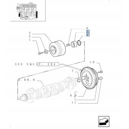 O ring new holland case 14459081 17283581 cnh