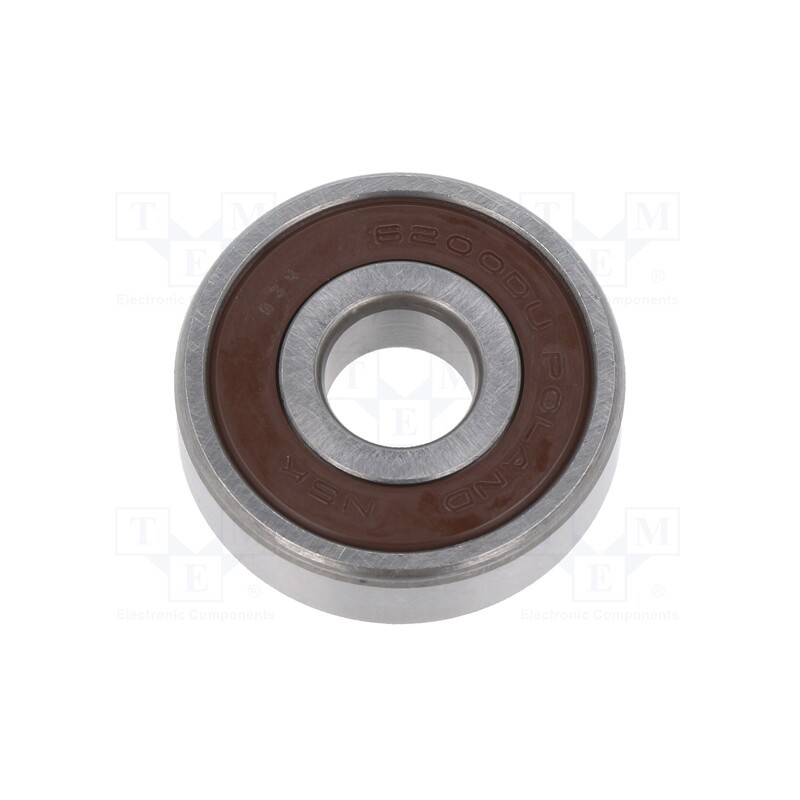 1 pcs x NSK - 6200 DDU CM NSK - Bearing: ball, Øint: 10mm, Øout: 30mm, W: 9mm, bearing steel