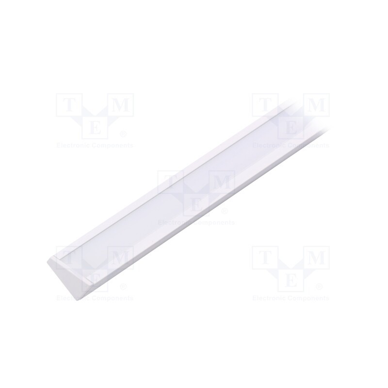 1 set x TOPMET - CORNER14 F/Y WH 1M SET STANDARD - Profiles for LED modules, white, white, L: 1m, CORNER14, aluminium