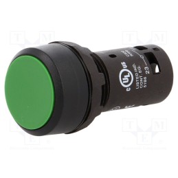 1 pcs x ABB - 1SFA619100R1012 - Switch: push-button, 22mm, Stabl.pos: 1, NO, green, none, 1A/240VAC