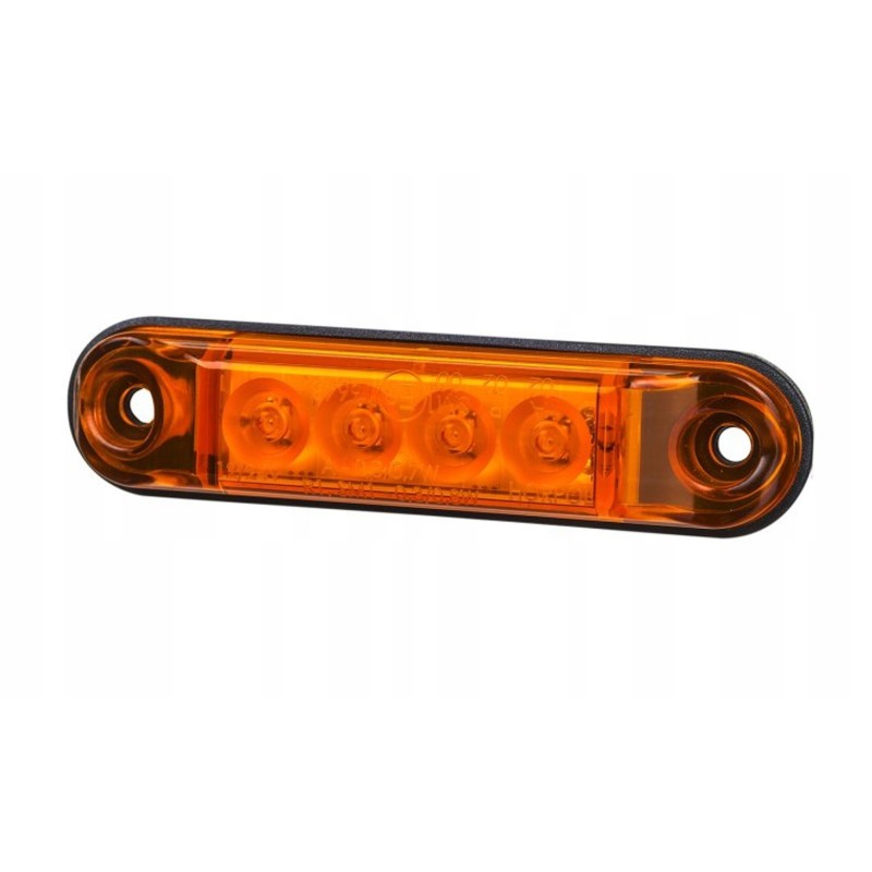 Front lamp 4 LED 12 24v orange slim
