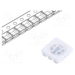 5 pcs x FORYARD - FYLS-5050PUR3C - LED, SMD, 5050,PLCC6, red, 6lm, 810÷2225mcd, 5.4x5x1.5mm, 120°, 60mA