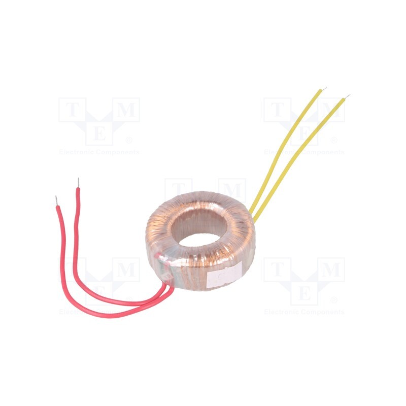 1 pcs x INDEL - TST 20/003 - Transformer: toroidal, 20VA, 230VAC, 12V, 1.67A, Leads: cables, IP00