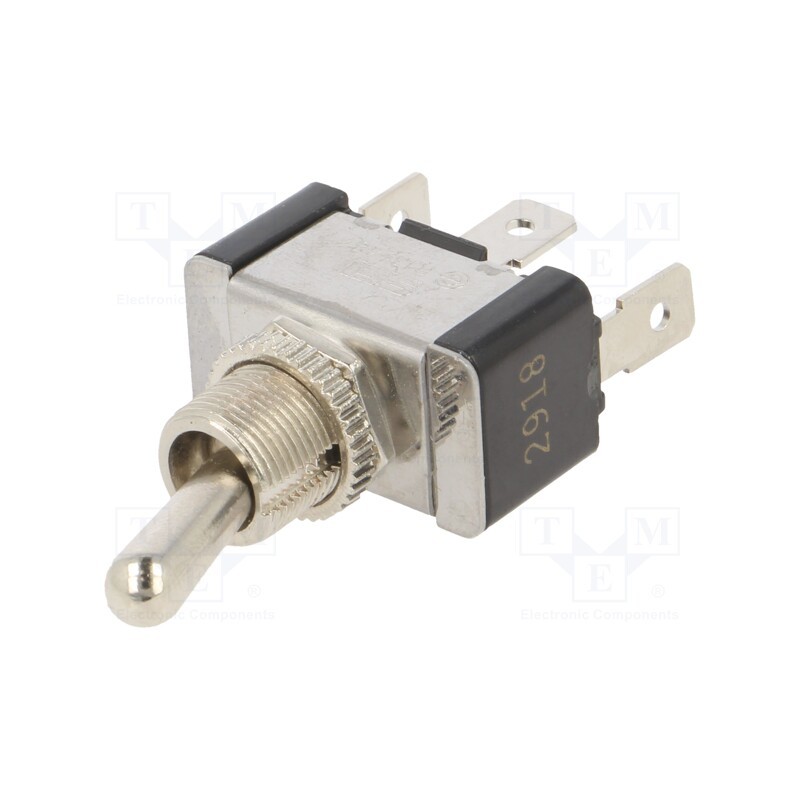 1 pcs x SWITCH COMPONENTS - TA2-1D-DC-1 - Switch: toggle, Pos: 2, SPDT, ON-ON, 21A/14VDC, 0÷65°C, 50mΩ, TA/TA2