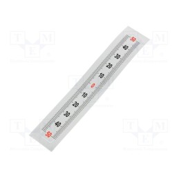 1 pcs x ELESA+GANTER - GN 711-KUS-100-S-M - Ruler, figures vertically arranged,self-adhesive, W: 11mm