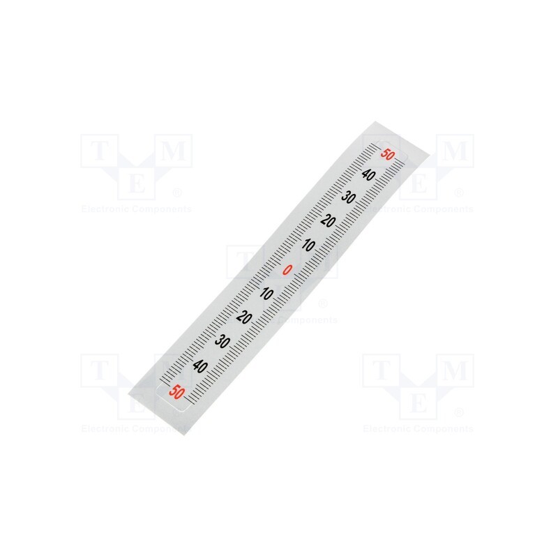 1 pcs x ELESA+GANTER - GN 711-KUS-100-S-M - Ruler, figures vertically arranged,self-adhesive, W: 11mm