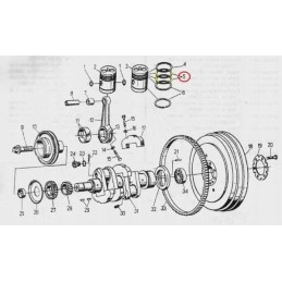 Piston seal ring 5000826 for sale