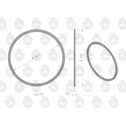 Piston seal ring 5000826 for sale