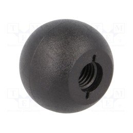 1 pcs x ELESA+GANTER - DIN 319-KT-25-M8-C - Ball knob, Ø: 25mm, Int.thread: M8, 12mm