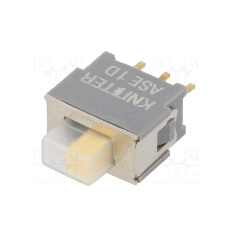 1 pcs x KNITTER-SWITCH - ASE 1 D - Switch: slide, Pos: 2, SPDT, 0.05A, 0.05A, ON-ON, PCB,THT, -20÷85°C