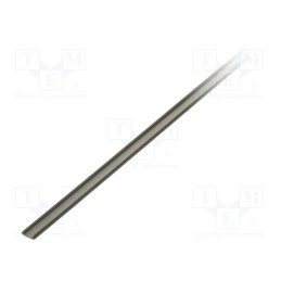 1 pcs x GTV Poland - PA-OSCLGLAX-00 - Cover for LED profiles, black, 2m