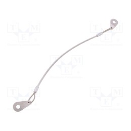 1 pcs x ELESA+GANTER - GN 111.2-200-C-TR - Retaining cable, Plating: PVC, stainless steel, 200mm