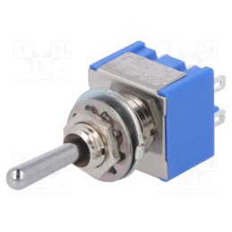 1 pcs x MIYAMA - MS-500J-B - Switch: toggle, Pos: 3, DP3T, (ON)-OFF-(ON), 6A/125VAC, -10÷55°C