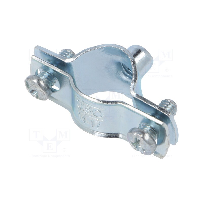 1 pcs x OBO BETTERMANN - ASG 732 17 G - T-bolt clamp, 14÷17mm, steel, Plating: zinc, 732 G, industrial
