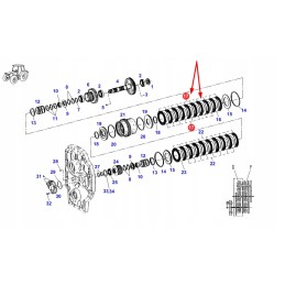 G001990200590 set of friction discs