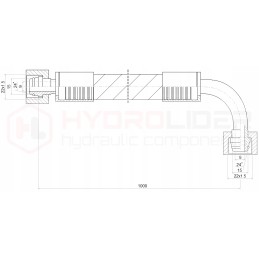 Ak13 1 1000 22 22 hydrolider hydraulic hose