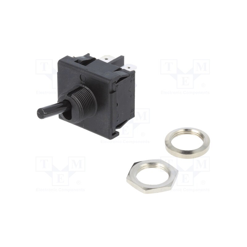 1 pcs x Marquardt - 1822.1101 - Switch: toggle, Pos: 2, DPST, ON-OFF, 6A/250VAC, -20÷55°C