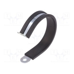 1 pcs x MPC INDUSTRIES - LKD15015 - Fixing clamp, ØBundle : 50mm, W: 15mm, steel, Cover material: EPDM