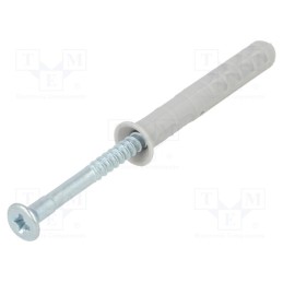 1 pcg x FISCHER - 50354 - Plastic anchor, with screw, 6x40, zinc-plated steel, N, 50pcs, 6mm