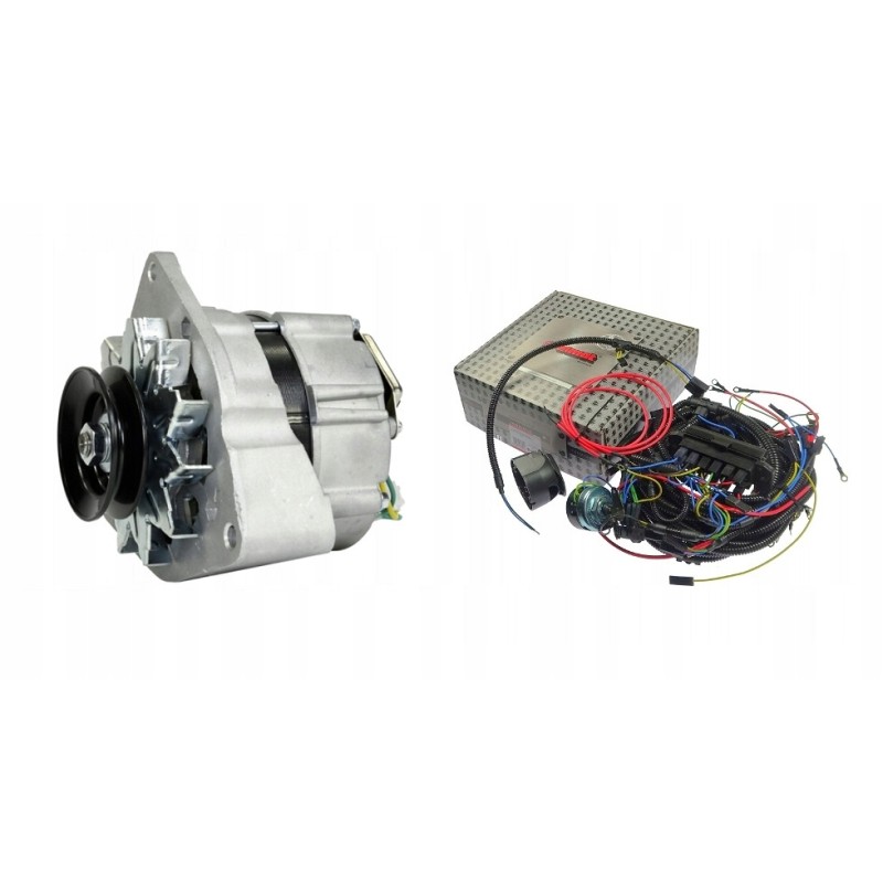 Electrical installation Ursus C 330 alternator