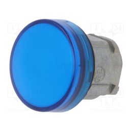 1 pcs x SCHNEIDER ELECTRIC - ZB4BV063 - Control lamp, 22mm, Harmony XB4, -25÷70°C, Ø22mm, IP66, blue