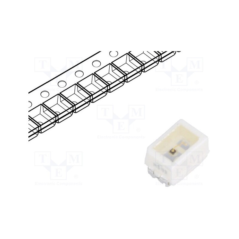 5 pcs x ams OSRAM - LG M67K-H1J2-24 - LED, SMD, 2014,Mini PLCC2, green, 9.5÷19mlm, 2.8÷5.6mcd, 120°, 2mA