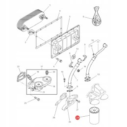 Engine oil filter mf 836064m91 mann w940 67