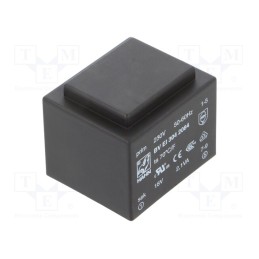 1 pcs x HAHN - BV EI 304 2084 - Transformer: encapsulated, 2.1VA, 230VAC, 18V, 117mA, PCB, BVEI